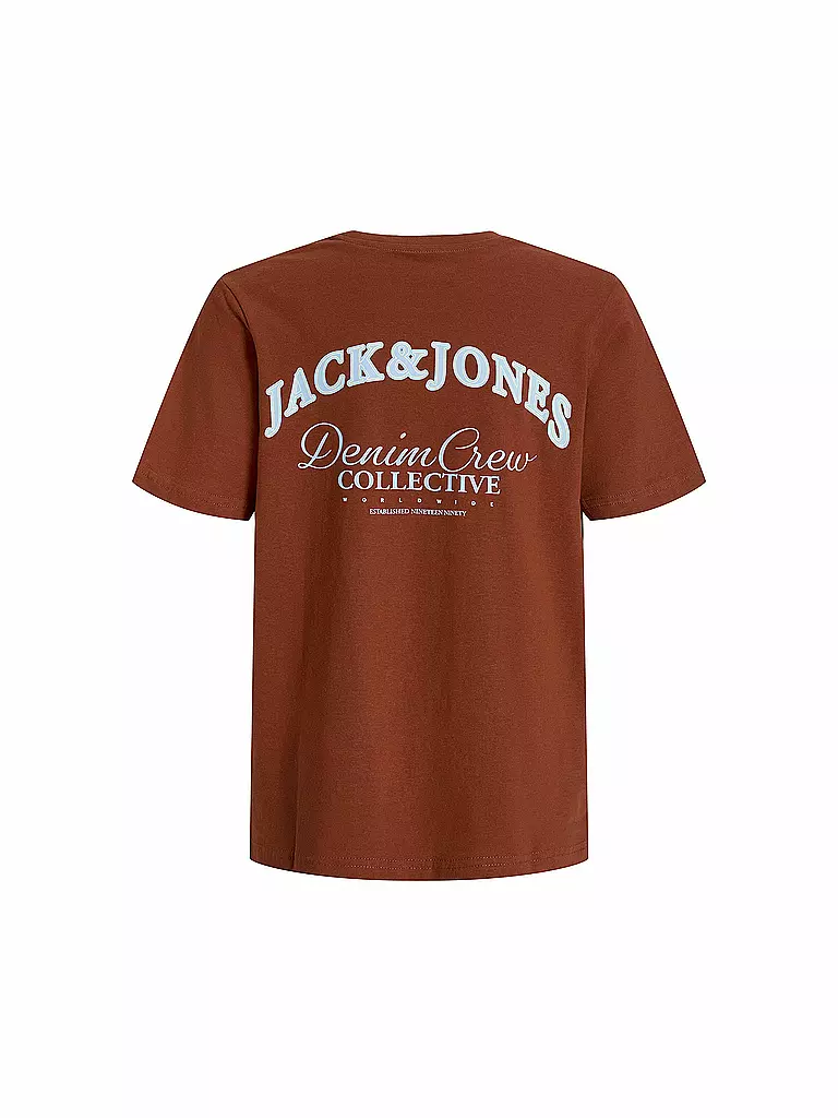 JACK & JONES | Camiseta de niño JJEBRANDES | Rojo oscuro