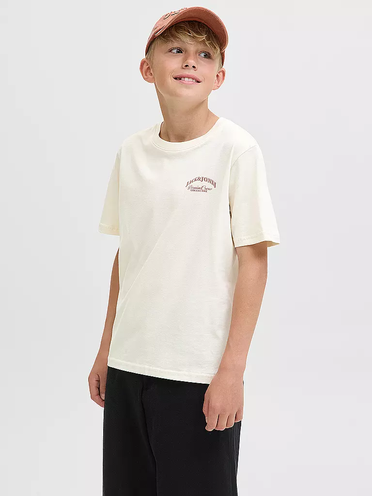 JACK & JONES | Camiseta de niño JJEBRANDES | Crema