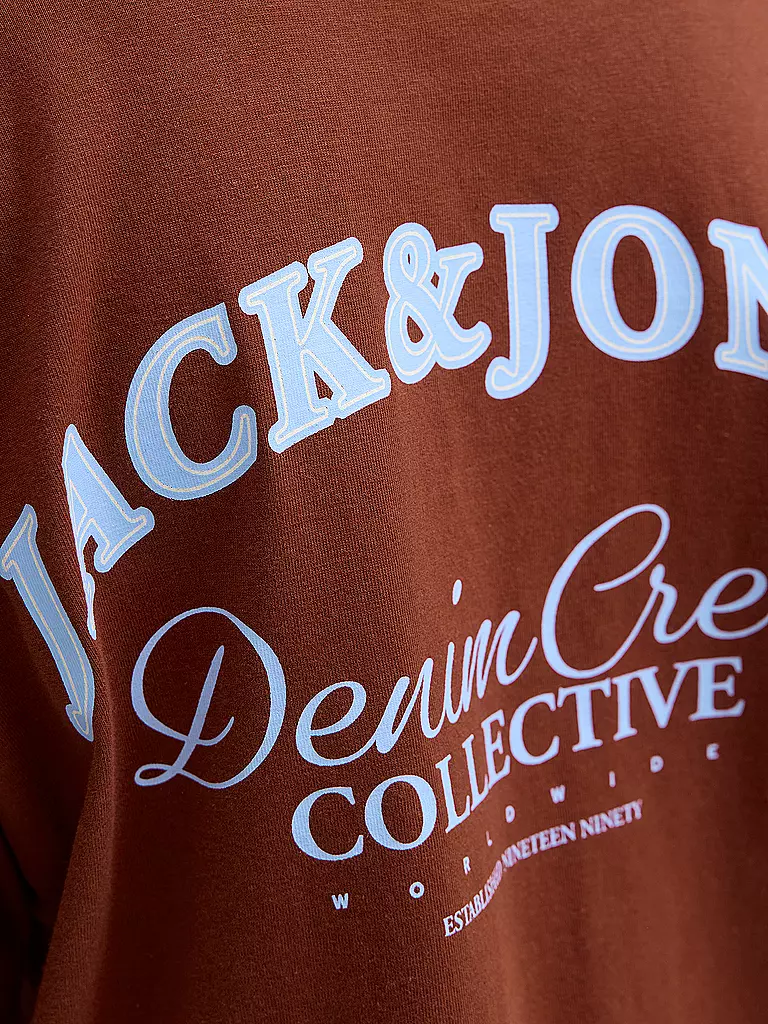 JACK & JONES | Camiseta de niño JJEBRANDES | Rojo oscuro