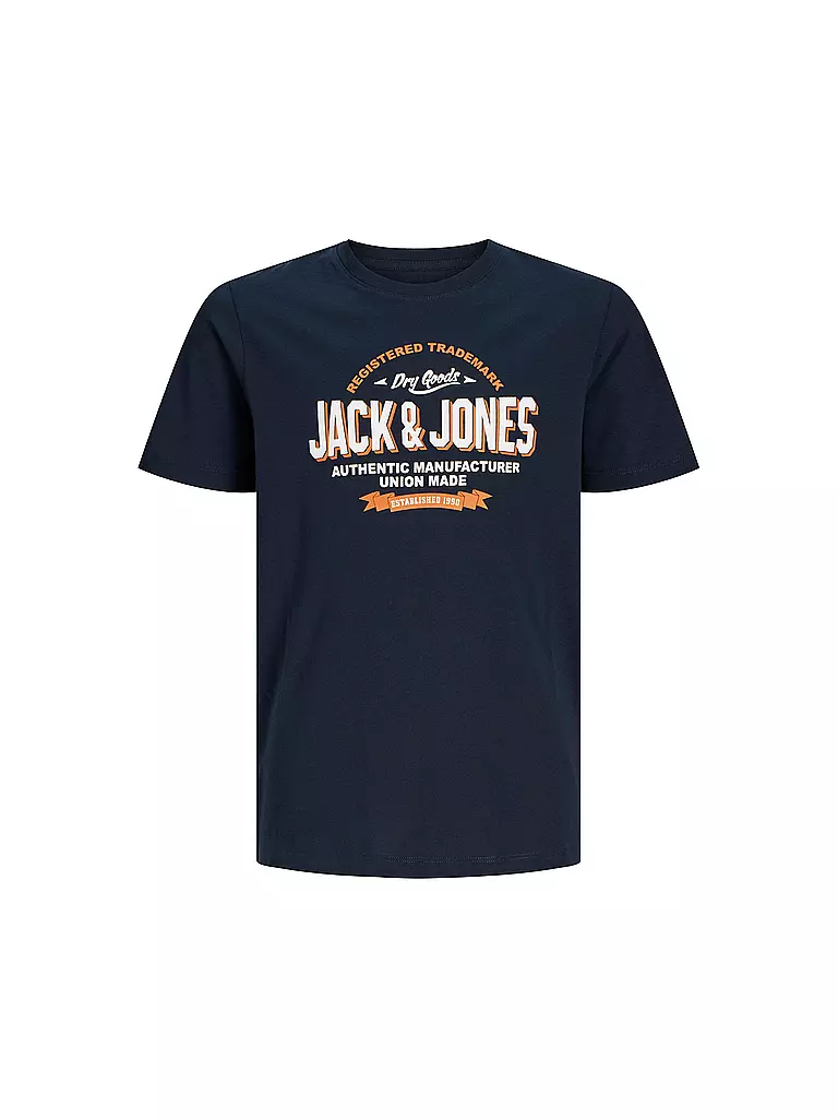 JACK & JONES | Camiseta de niño JJELOGO | Azul oscuro