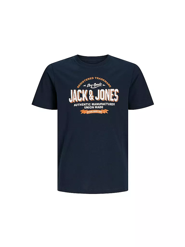 JACK & JONES | Camiseta de niño JJELOGO | Azul oscuro