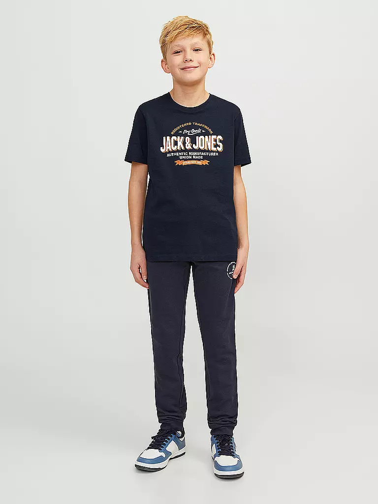 JACK & JONES | Camiseta de niño JJELOGO | Azul oscuro