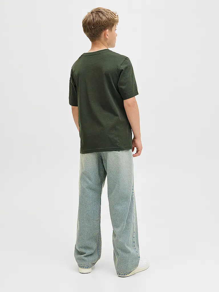 JACK & JONES | Camiseta de niño JJESTAR | Verde oscuro
