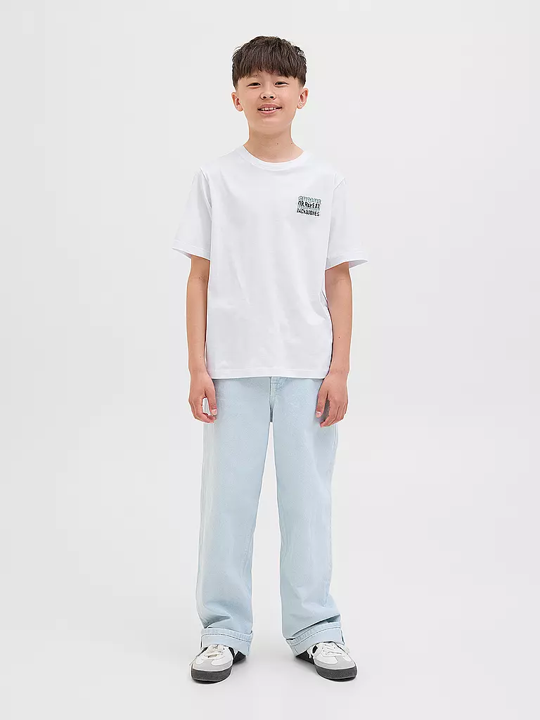 JACK & JONES | Camiseta de niño JJWOBLY | Blanco