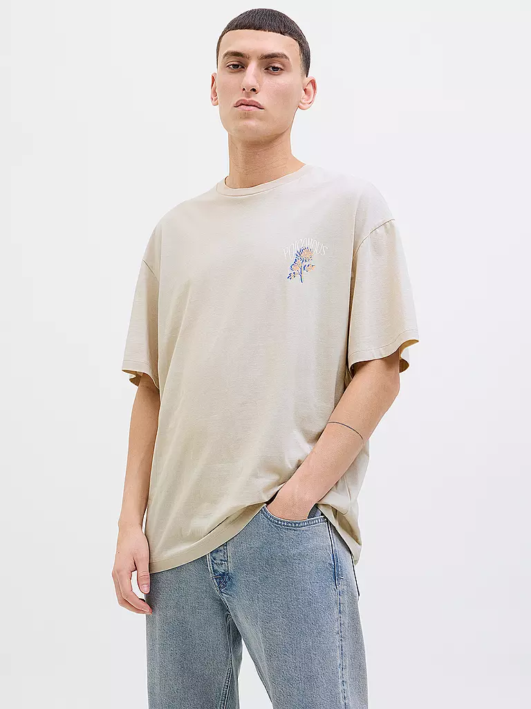 JACK & JONES | Camiseta JJCHARGE | Beige