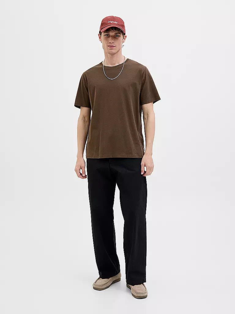 JACK & JONES | Camiseta JJEORGANIC | Marrón