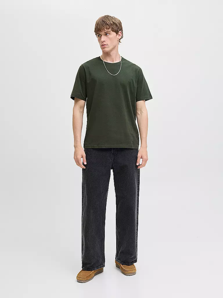 JACK & JONES | Camiseta JJEORGANIC | Oliva