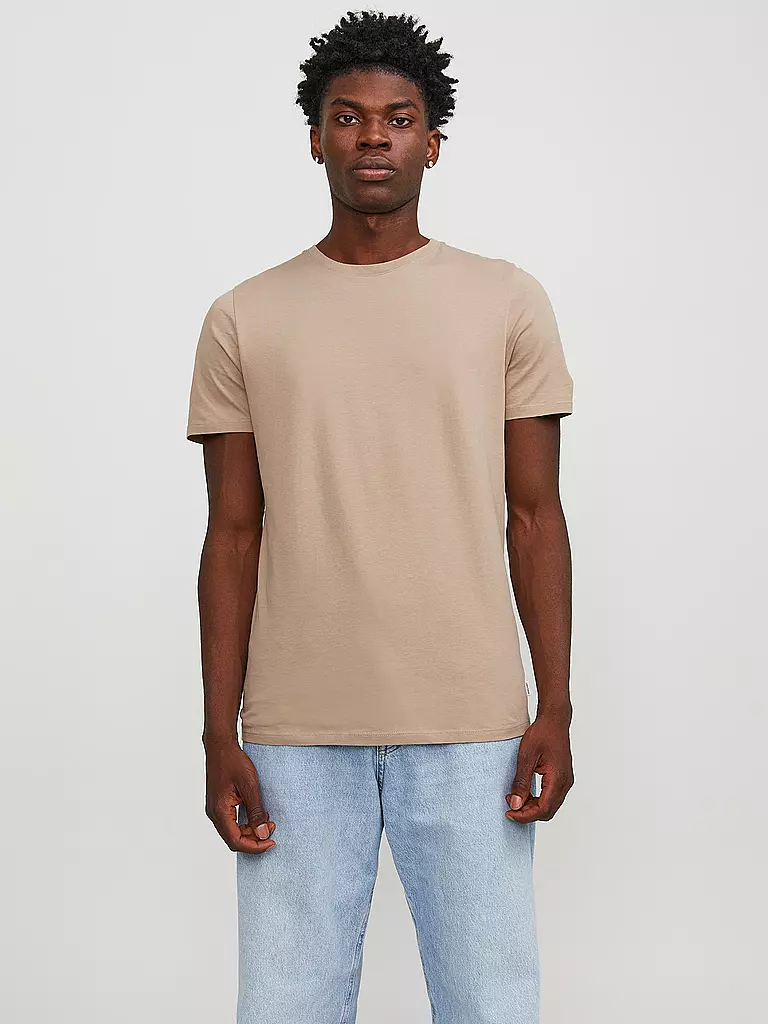 JACK & JONES | Camiseta JJEORGANIC | Beige