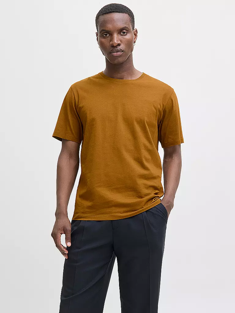 JACK & JONES | Camiseta JJEORGANIC | Marrón claro