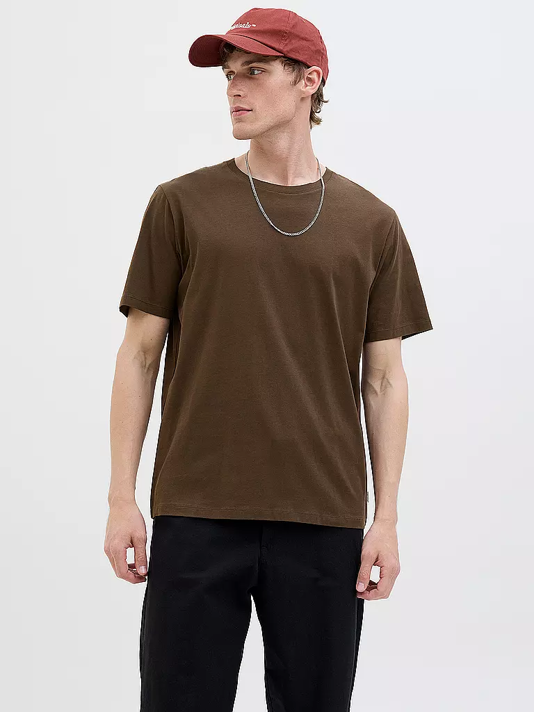JACK & JONES | Camiseta JJEORGANIC | Marrón