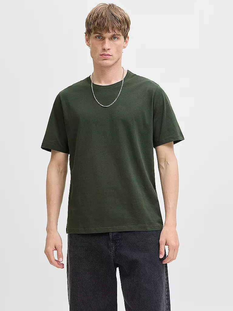 JACK & JONES | Camiseta JJEORGANIC | Oliva