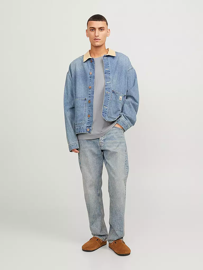 JACK & JONES | Camiseta JJEORGANIC | Gris claro