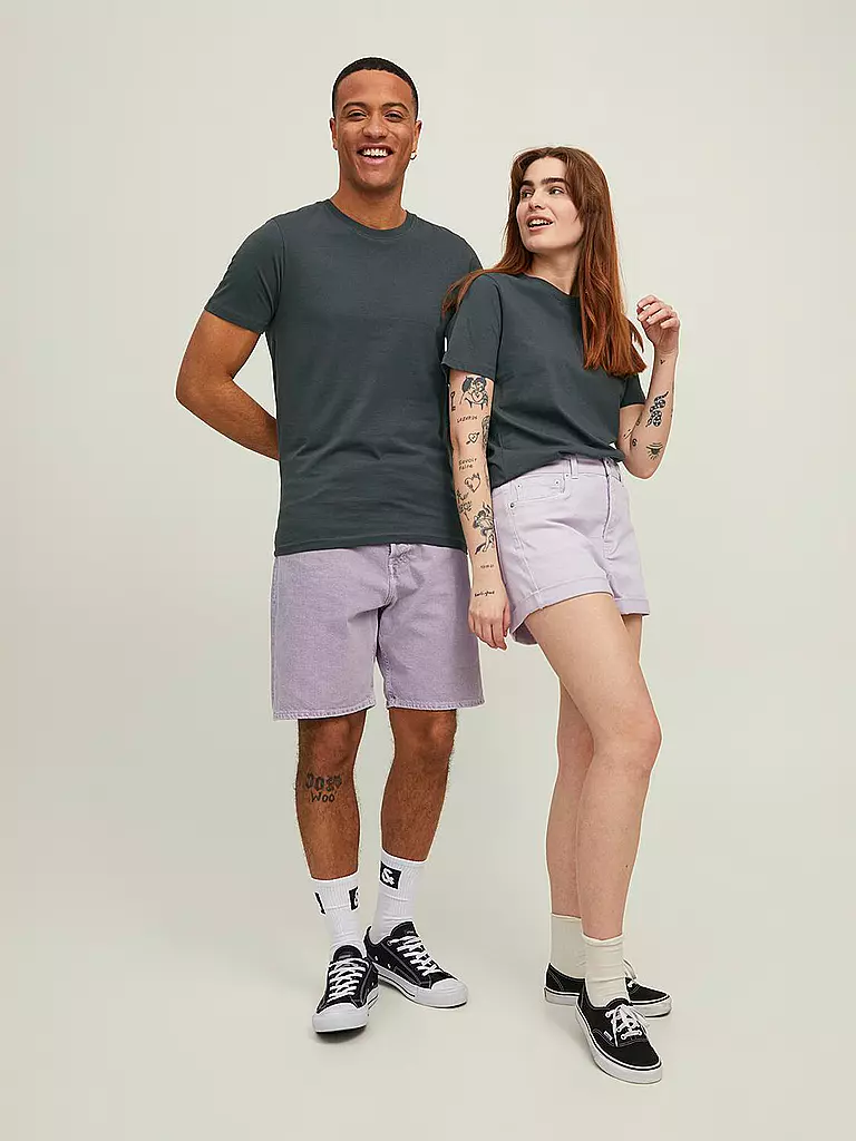 JACK & JONES | Camiseta JJEORGANIC | Gris