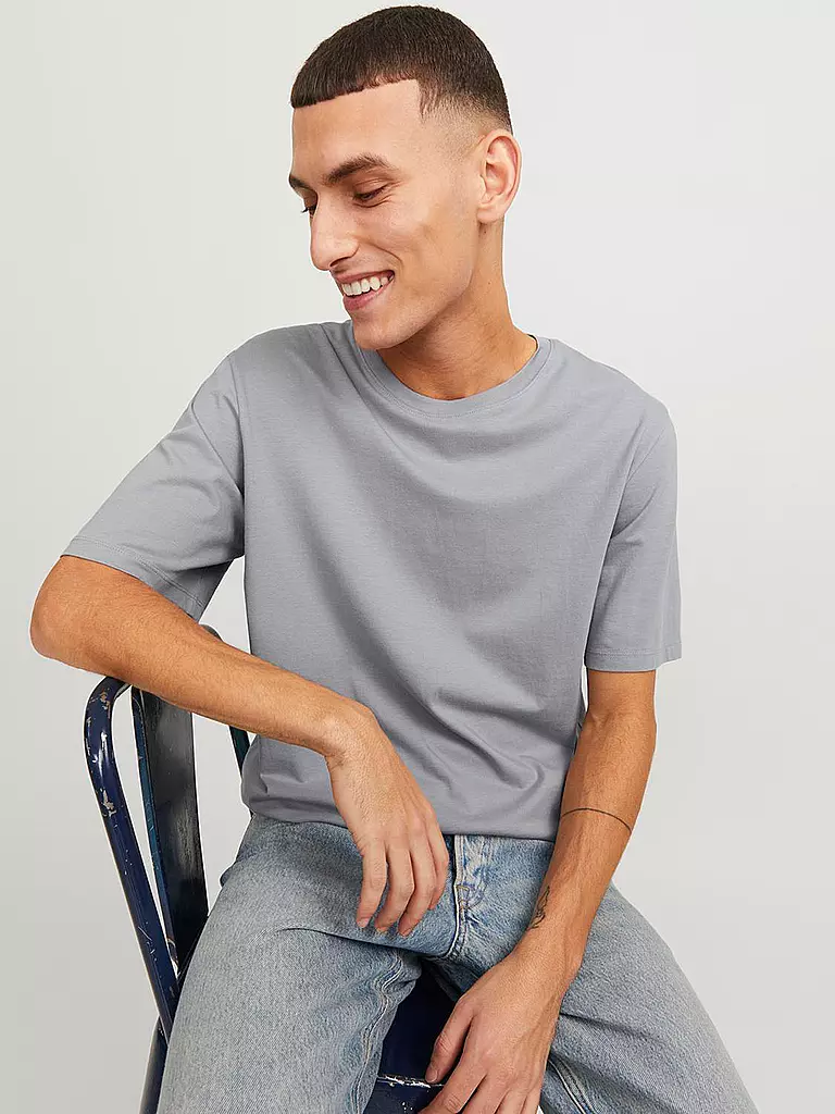 JACK & JONES | Camiseta JJEORGANIC | Gris claro