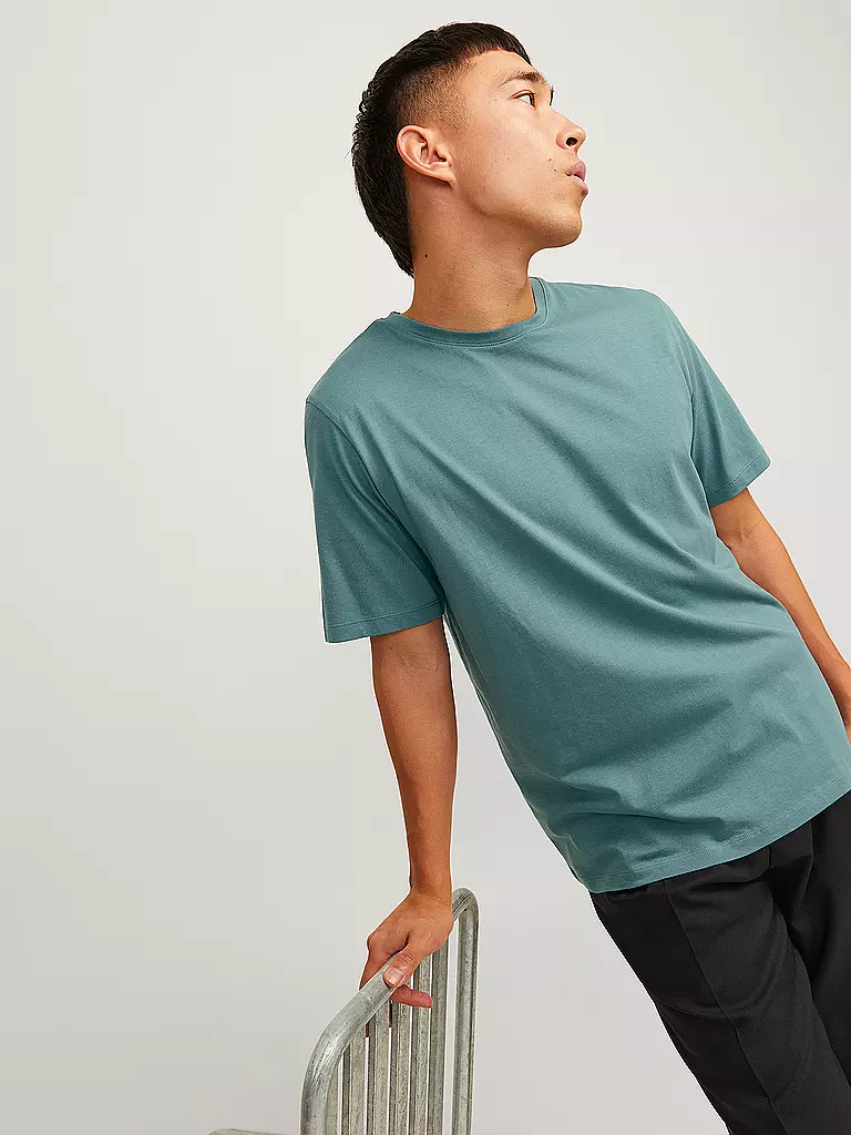 JACK & JONES | Camiseta JJEORGANIC | Petróleo