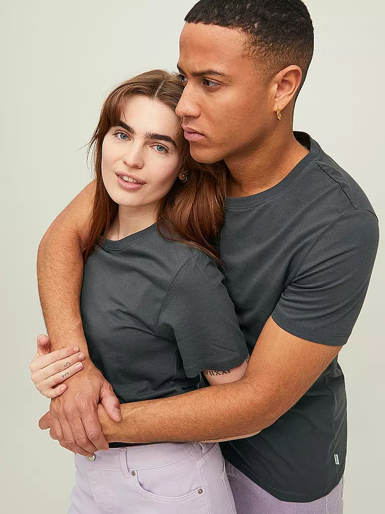 JACK & JONES | Camiseta JJEORGANIC | Gris
