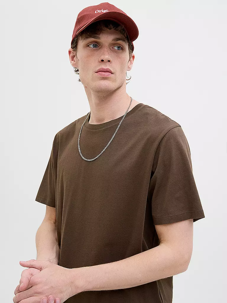 JACK & JONES | Camiseta JJEORGANIC | Marrón