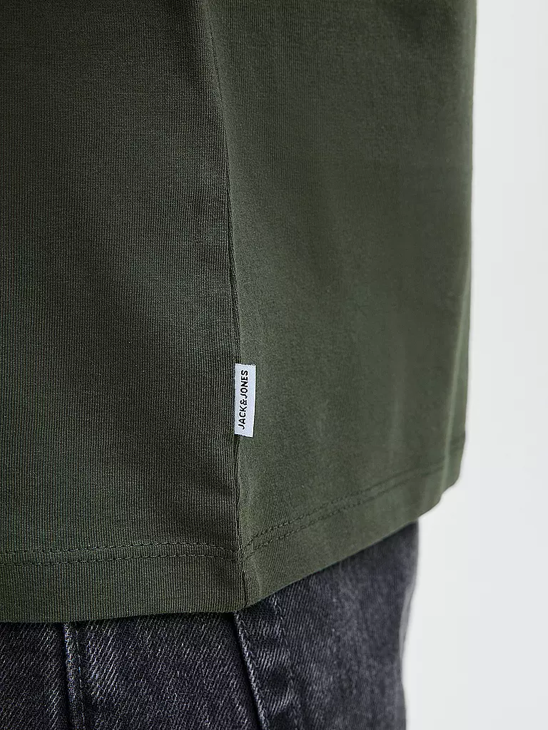 JACK & JONES | Camiseta JJEORGANIC | Oliva