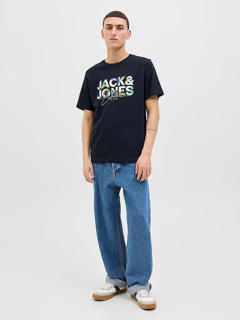 JACK & JONES | Camiseta JJGEPLAS | Azul oscuro