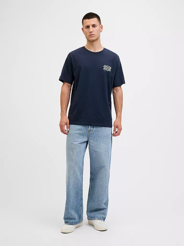 JACK & JONES | Camiseta JJGEPLAS | Azul oscuro