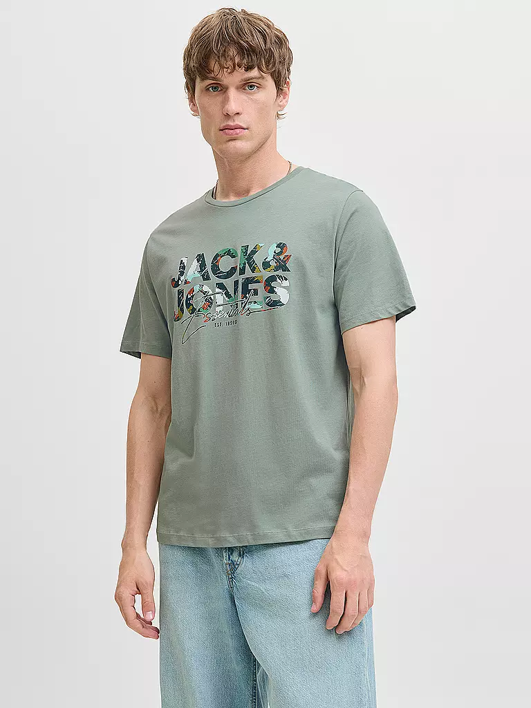 JACK & JONES | Camiseta JJGEPLAS | Verde claro