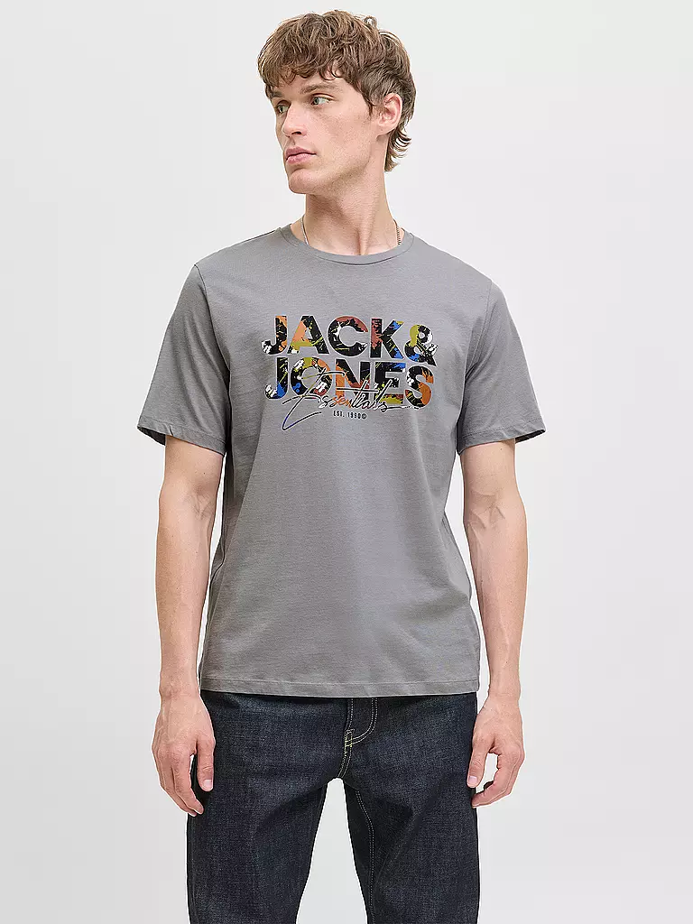JACK & JONES | Camiseta JJGEPLAS | Gris