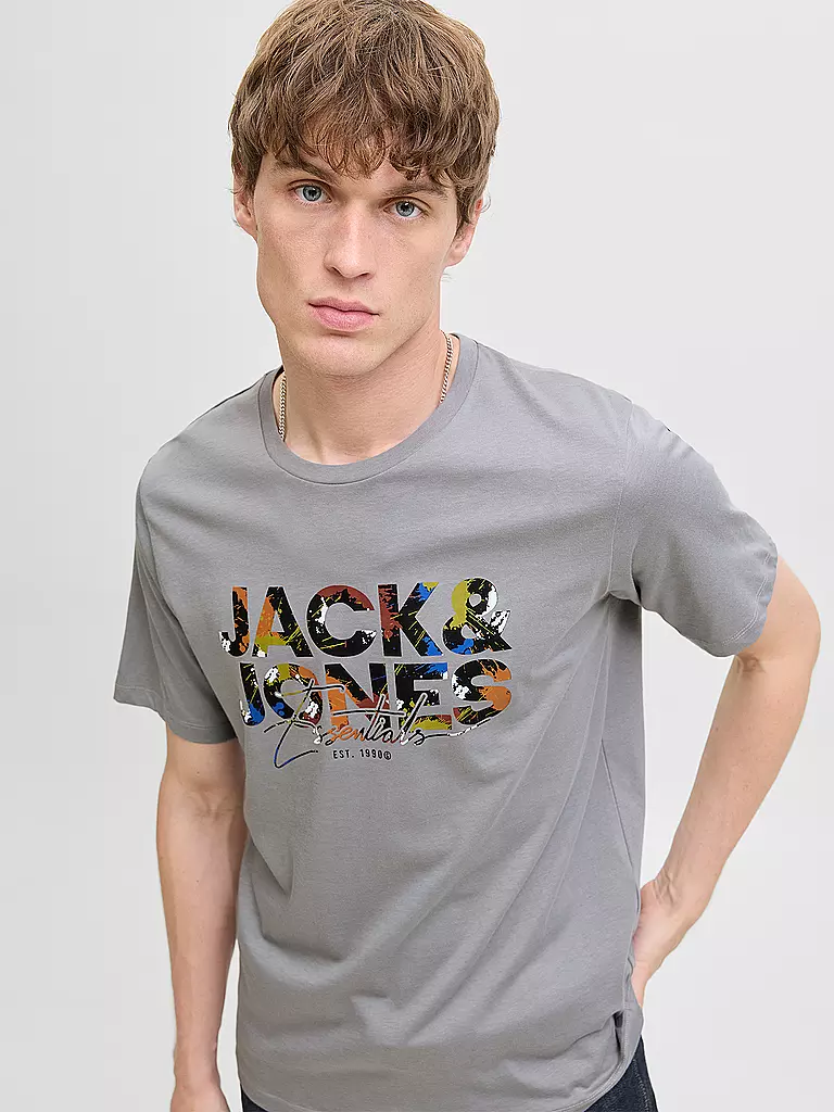 JACK & JONES | Camiseta JJGEPLAS | Gris