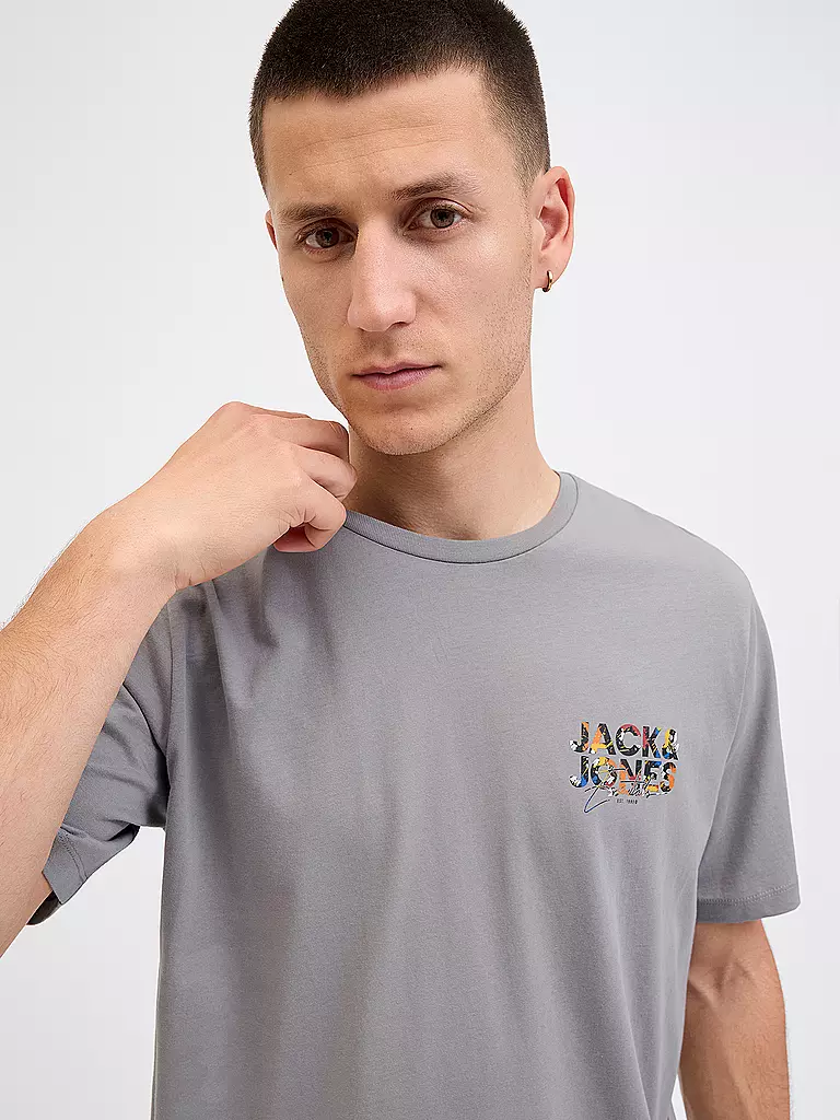 JACK & JONES | Camiseta JJGEPLAS | Gris