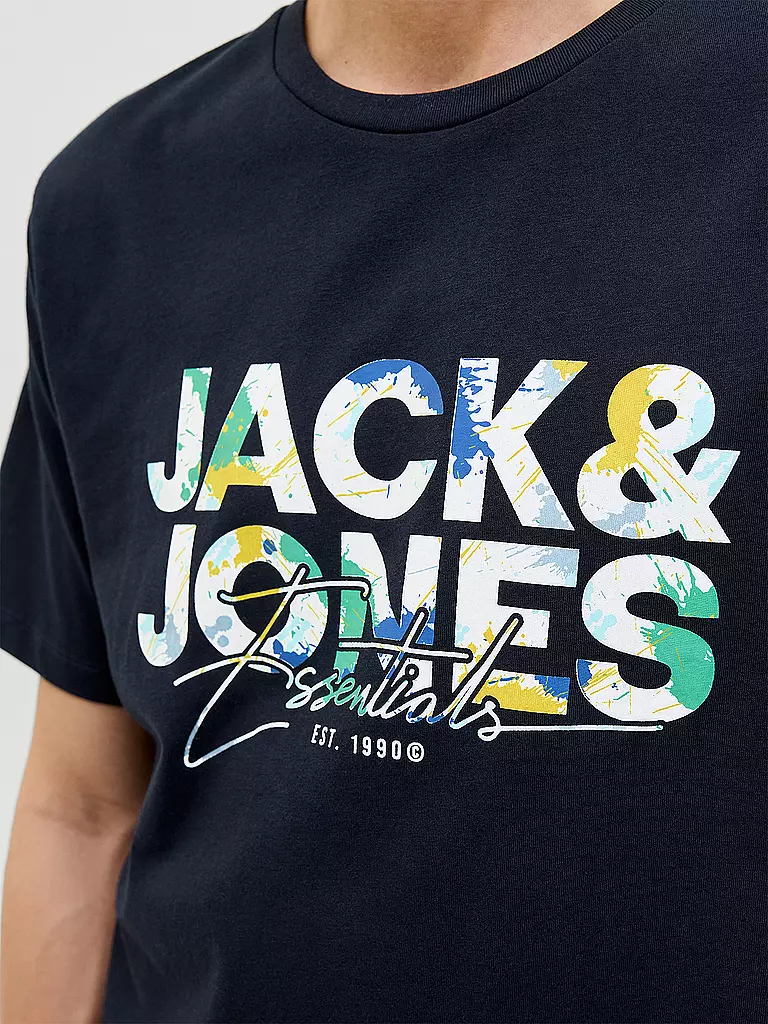 JACK & JONES | Camiseta JJGEPLAS | Azul oscuro