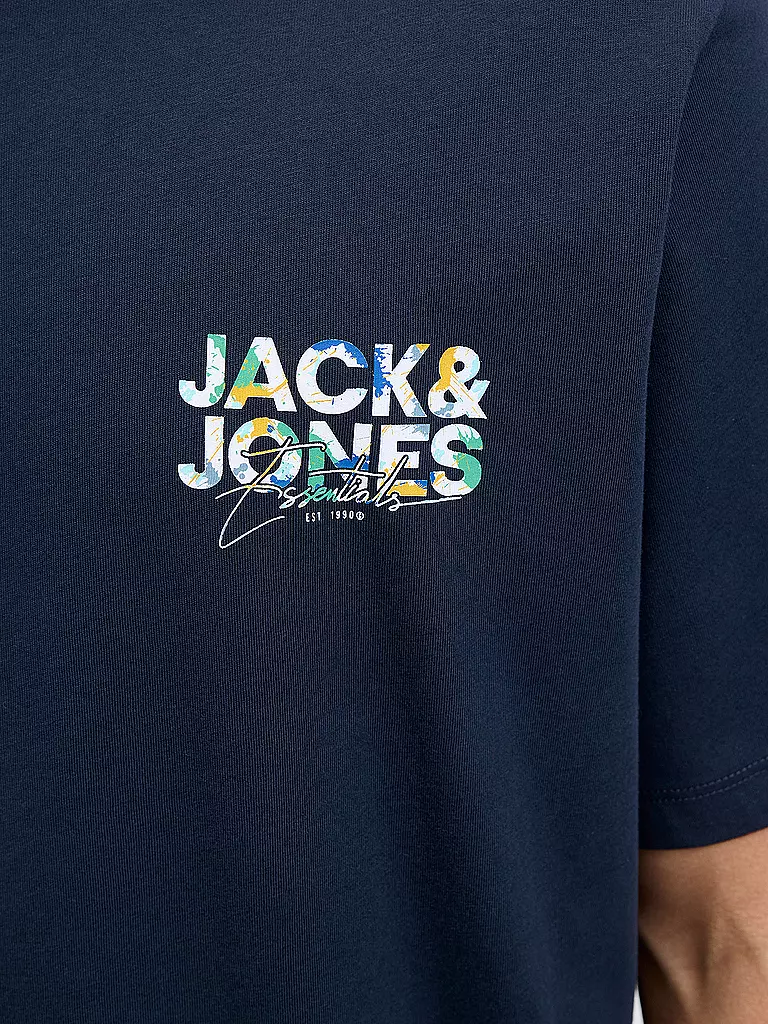 JACK & JONES | Camiseta JJGEPLAS | Azul oscuro
