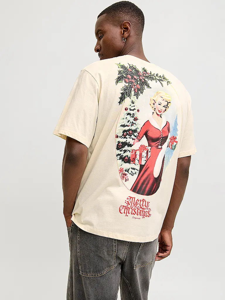 JACK & JONES | Camiseta JORHOLIDAY | Beige