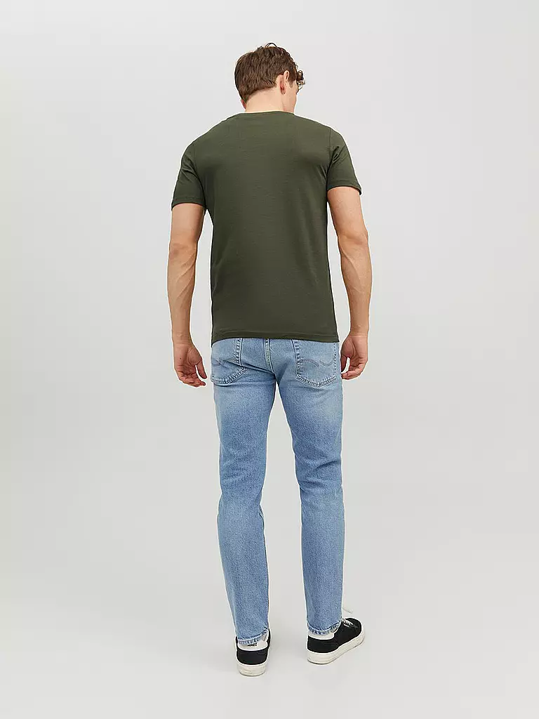 JACK & JONES | Camiseta Slim Fit "JJEORGANIC" | Oliva