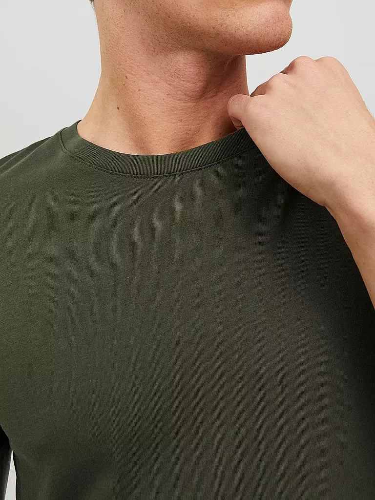 JACK & JONES | Camiseta Slim Fit "JJEORGANIC" | Oliva