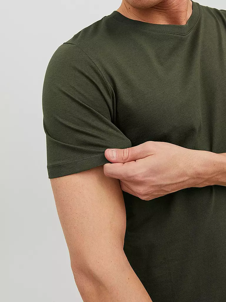 JACK & JONES | Camiseta Slim Fit "JJEORGANIC" | Oliva