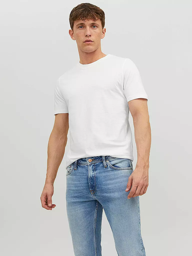 JACK & JONES | Camiseta Slim Fit JJEORGANIC | Blanco