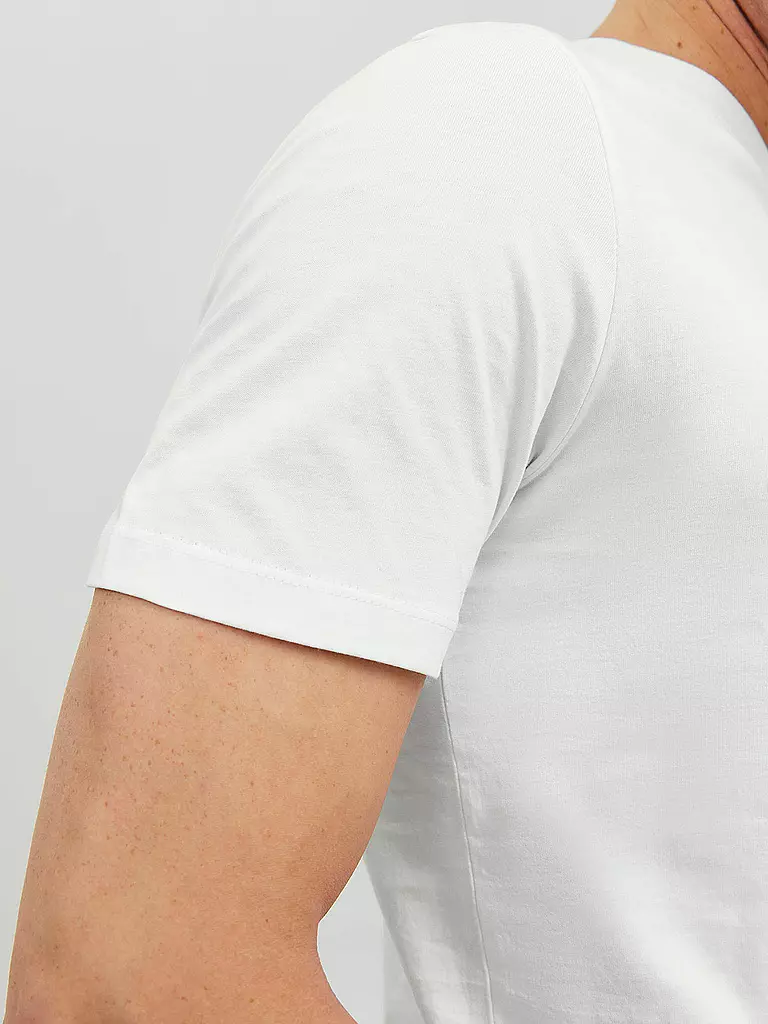 JACK & JONES | Camiseta Slim Fit JJEORGANIC | Blanco