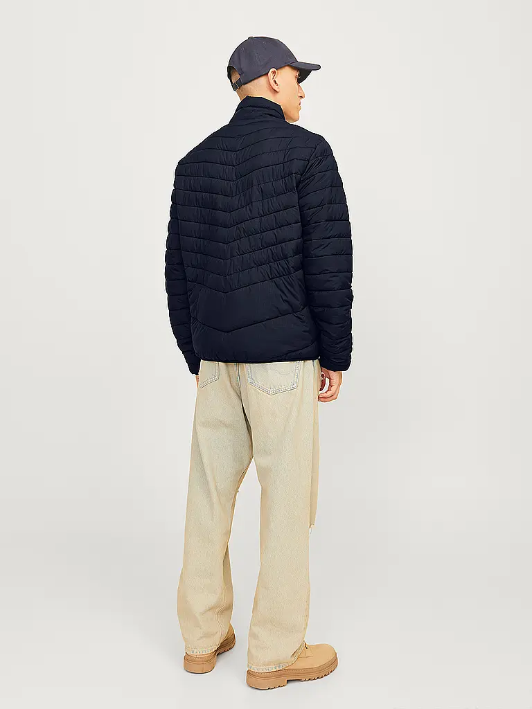 JACK & JONES | Chaqueta acolchada ligera JJESTATE | Azul oscuro