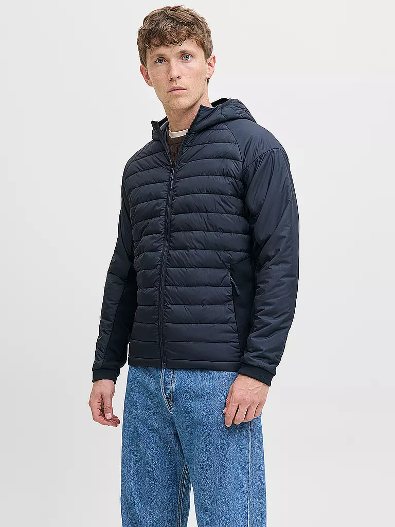 JACK & JONES | Chaqueta acolchada ligera JJESTATE | Azul oscuro