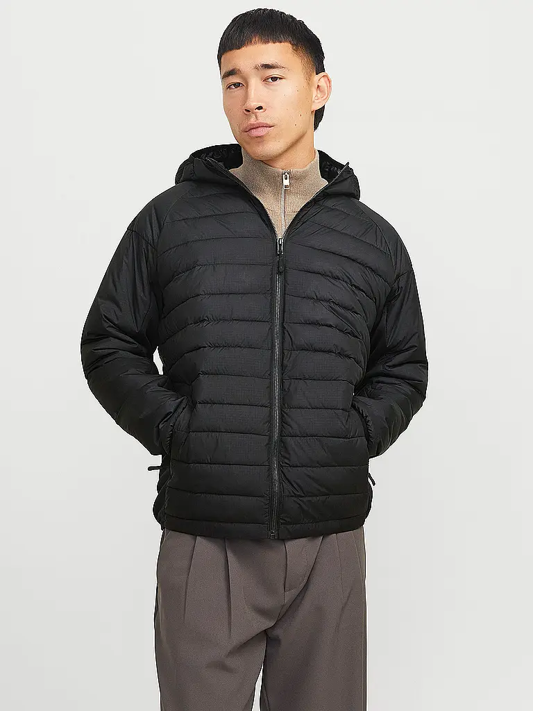 JACK & JONES | Chaqueta acolchada ligera JJESTATE | Negro