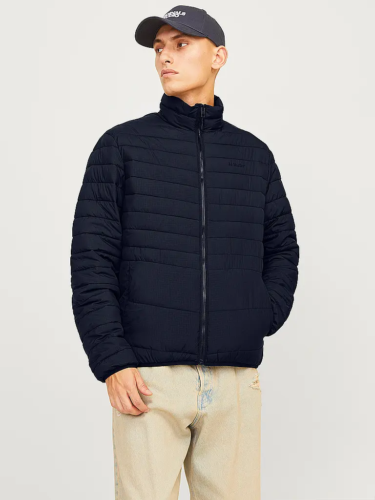JACK & JONES | Chaqueta acolchada ligera JJESTATE | Azul oscuro