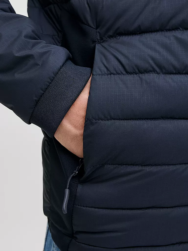 JACK & JONES | Chaqueta acolchada ligera JJESTATE | Azul oscuro