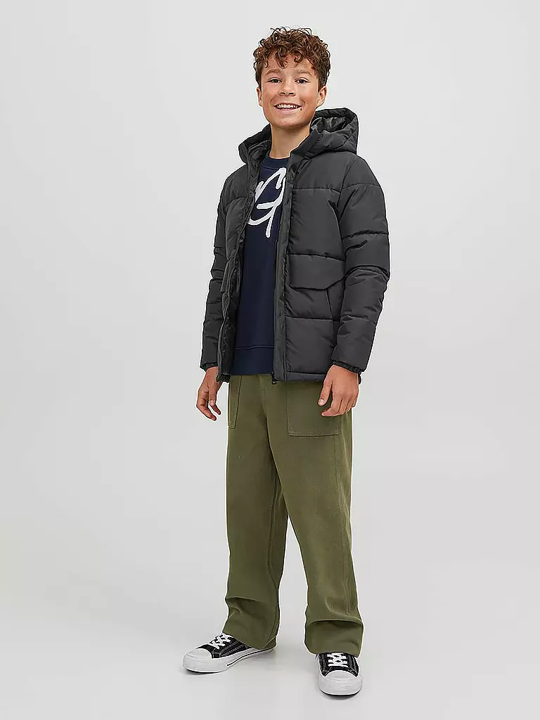 JACK & JONES | Chaqueta acolchada para niño JCOSPEED | schwarz