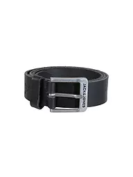 JACK & JONES | Cinturón de cuero JACROCK | Negro