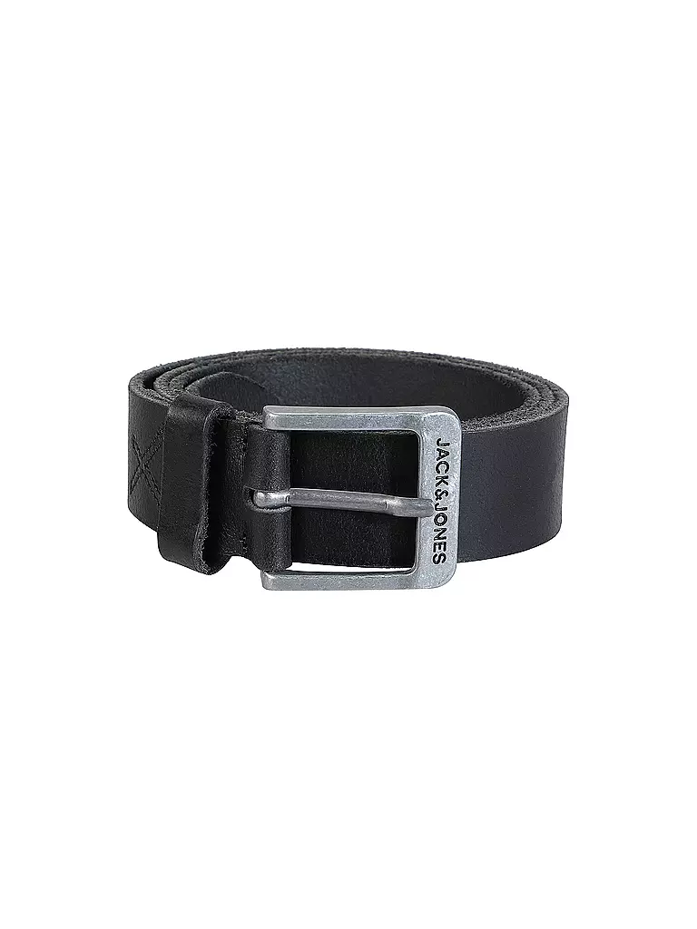 JACK & JONES | Cinturón de cuero JACROCK | Negro