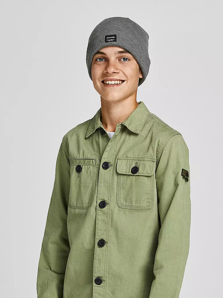 JACK & JONES | Gorro infantil "DNA" | Gris