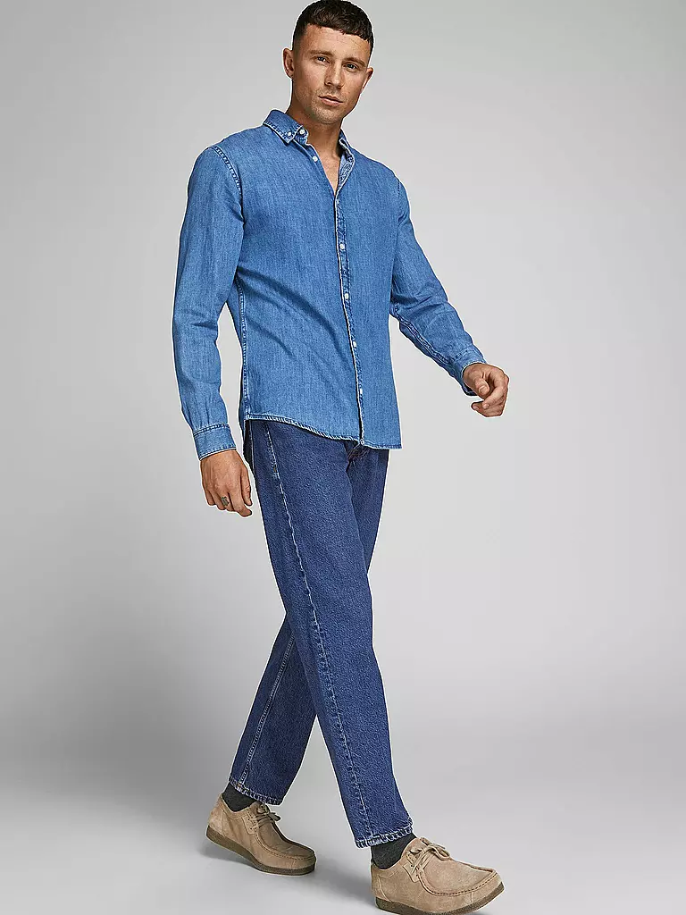 JACK & JONES | Jeans Relaxed Fit  JJICHRIS  | Azul