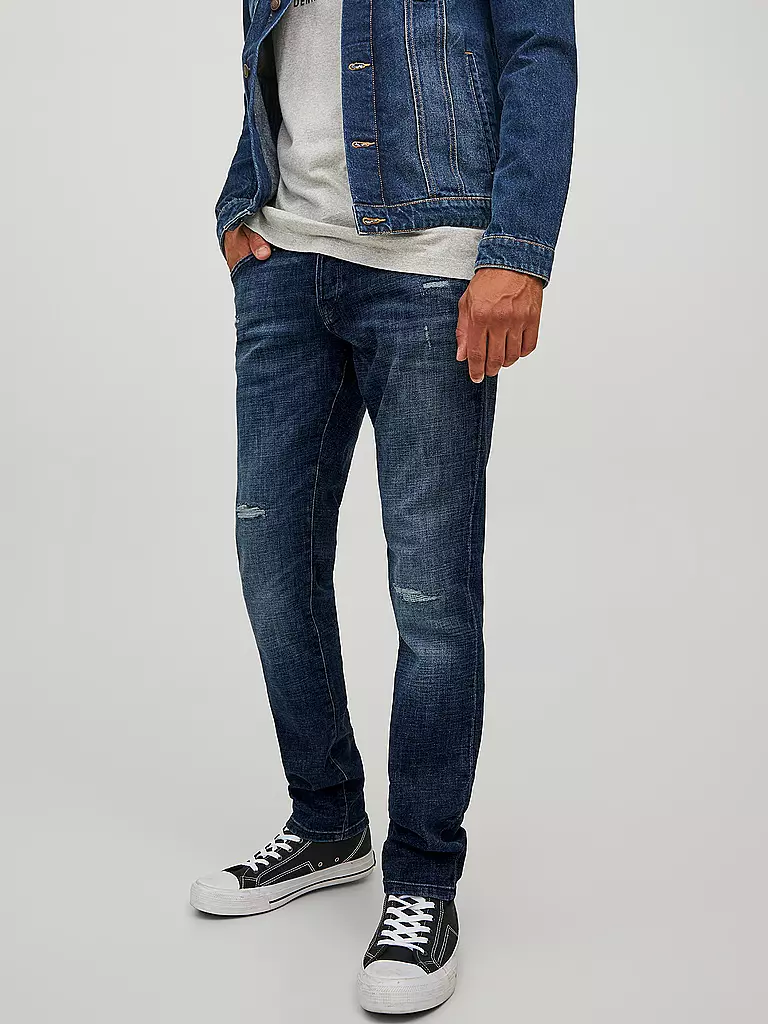 JACK & JONES | Jeans Slim Fit JJIGLENN | Azul oscuro