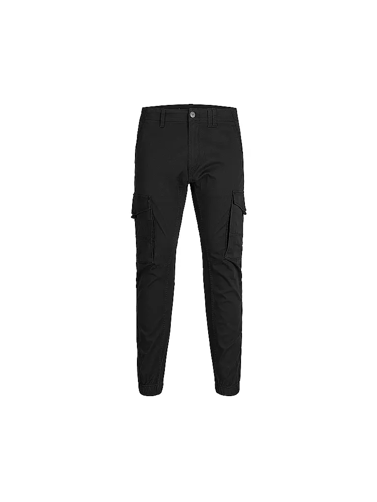 JACK & JONES | Jungen Cargohose Slim Fi  JPSTPAUL  | Negro