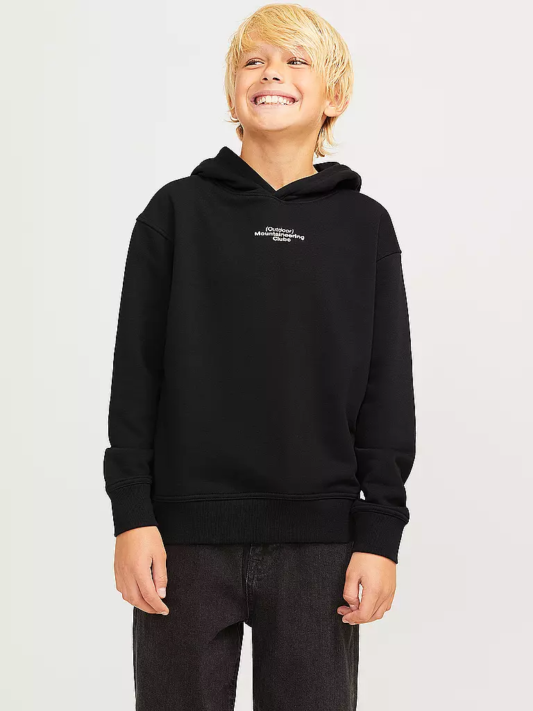 JACK & JONES | Jungen Kapuzensweater - Hoodie JCOALPHA MOUNTAIN | Negro