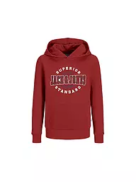 JACK & JONES | Sudadera con capucha para niño - Hoodie JJELOGO | Rojo